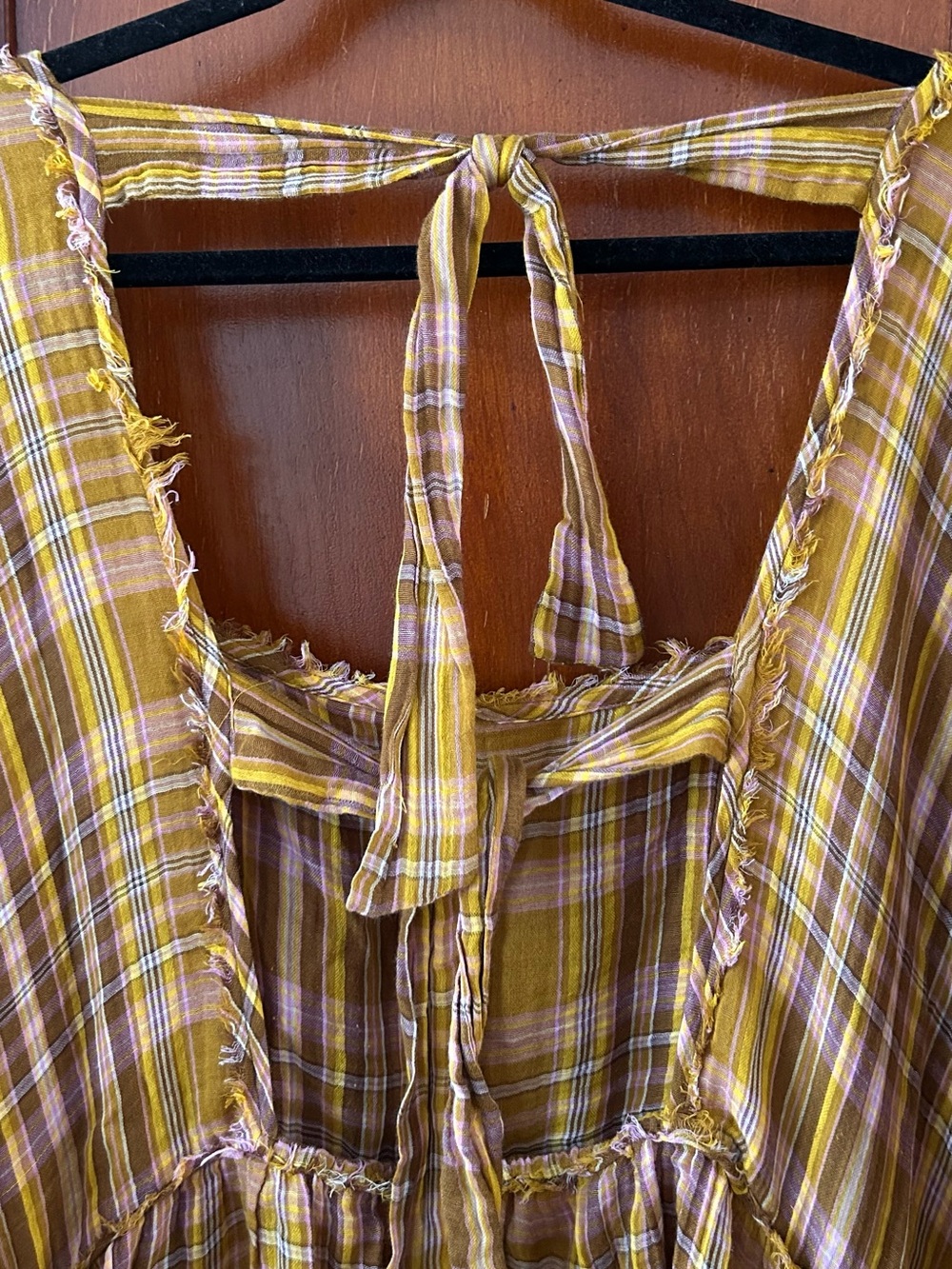 Anthropologie Plaid Babydoll Dress - Picture 4 of 4